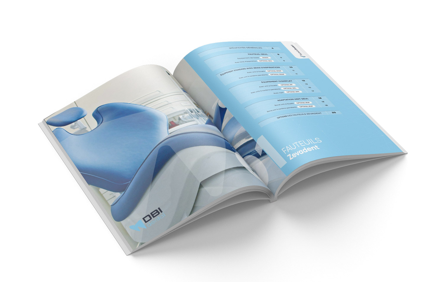 Catalogue Equipement page fauteuils